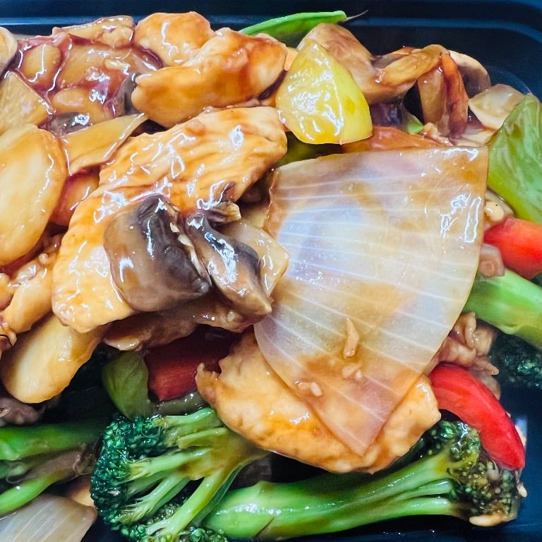 CK6. 杂菜鸡<br>Chicken w. Sauteed Mix Vegetable