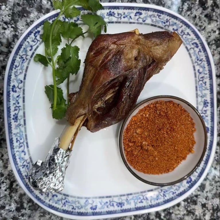 9. BBQ Roast Lamb Shanks<BR>烤小羊腿