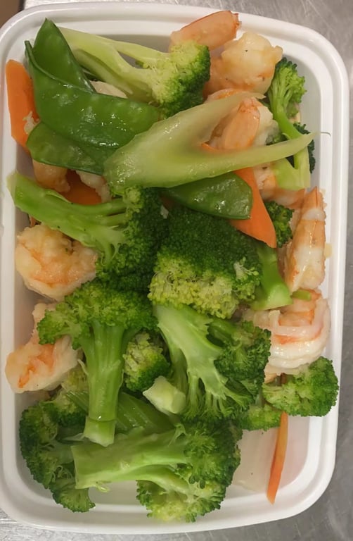 D4. Steamed Shrimp with Mixed Vegetable