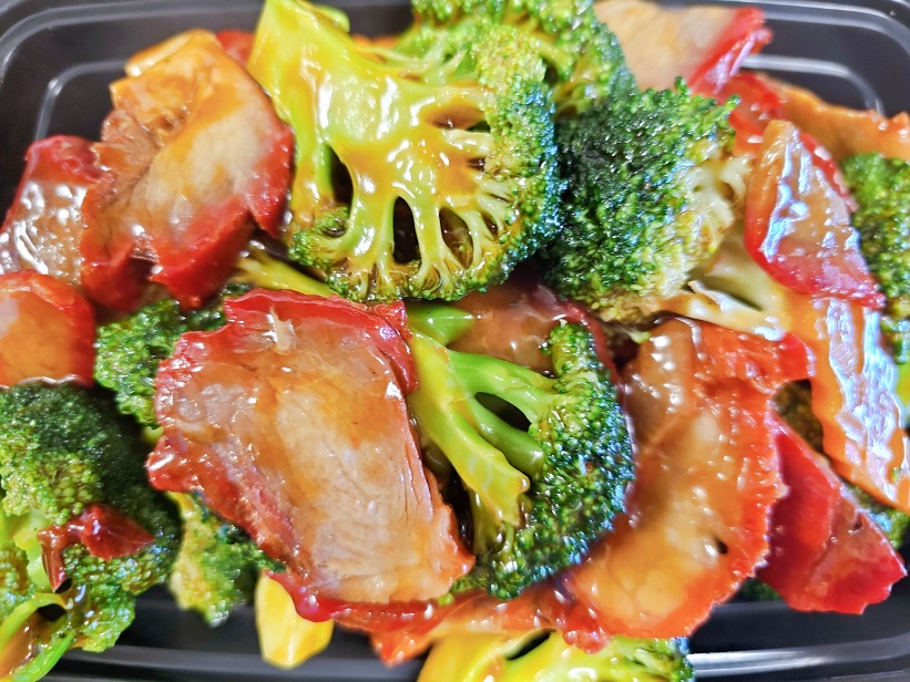 Roast Pork w. Broccoli