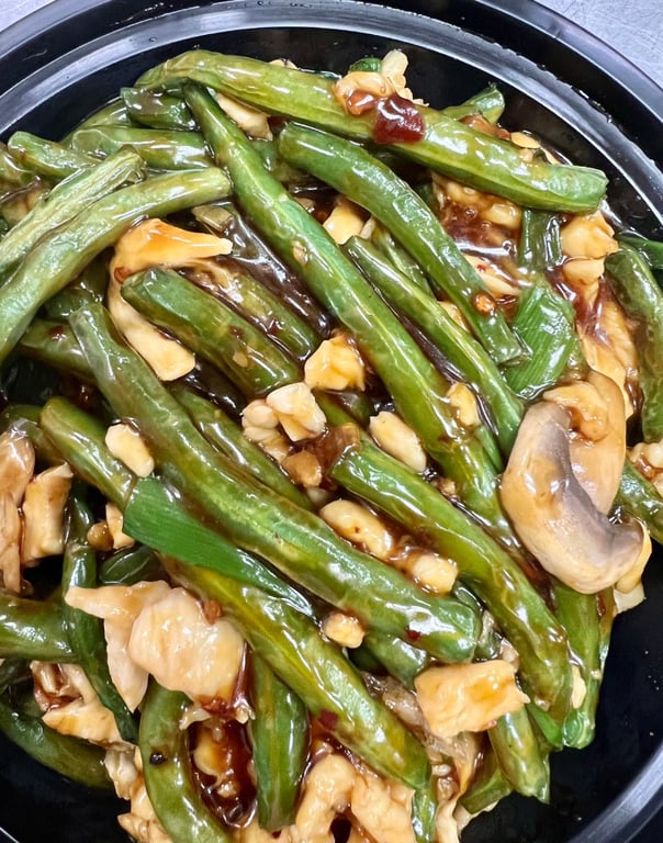 Chicken w. String Beans in Garlic Sauce