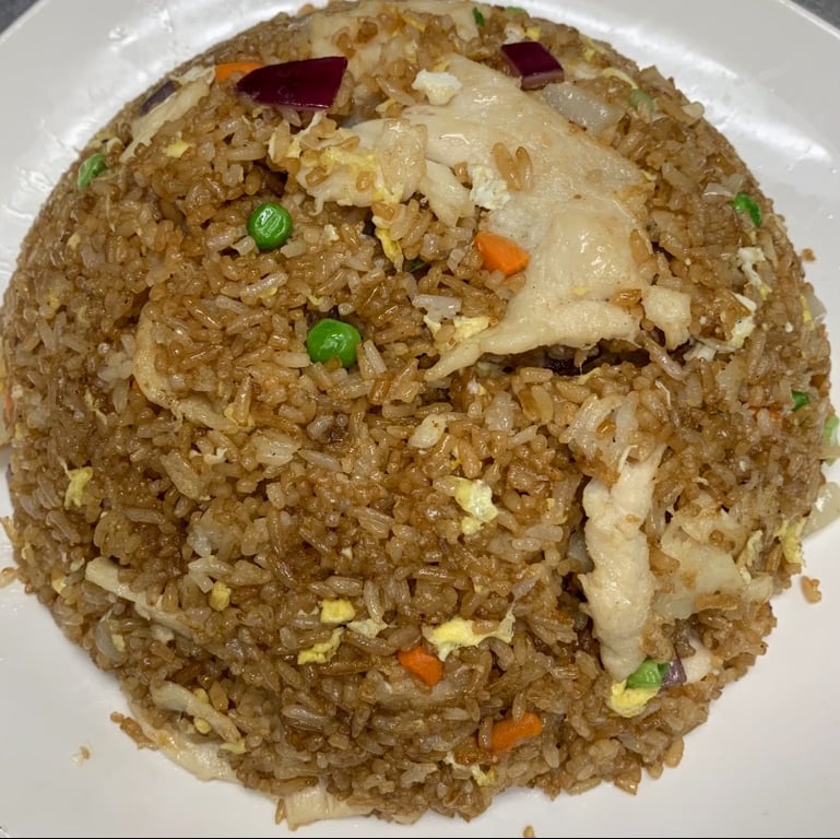 34. Shredded Chicken Fried Rice 鸡丝炒饭