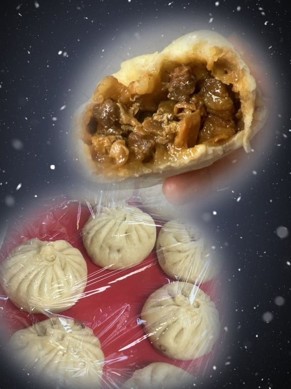 6b. 肉包 Steamed Pork Bun (2)