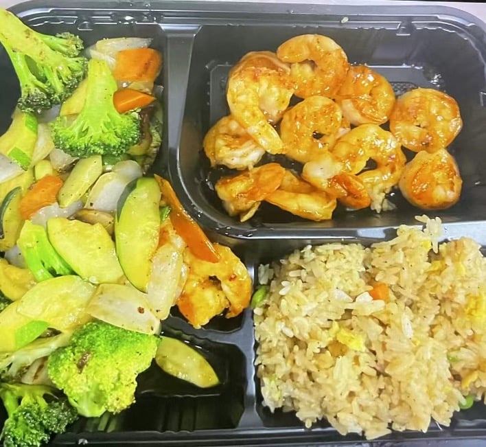 Shrimp Hibachi<br>铁板虾