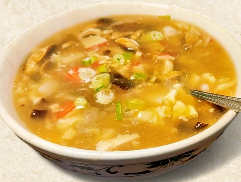 海鲜酸辣汤 Hot & Sour Seafood Soup (For Two)