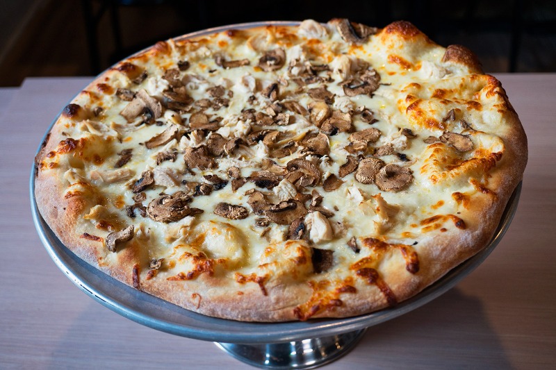 Chicken Alfredo Pizza