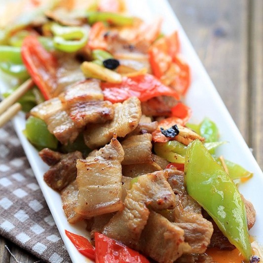 Thai Style, Fried Sliced Pork