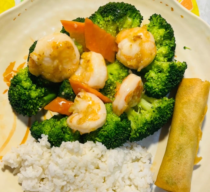 SF5.  Shrimp w. Broccoli 芥兰虾