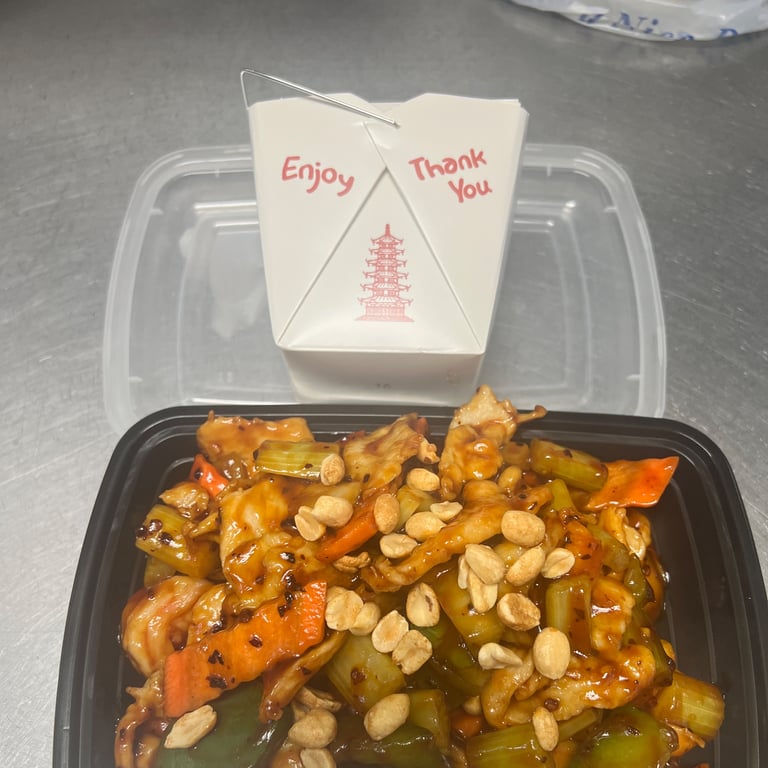 A12. Kung Po White Meat Chicken & Shrimp