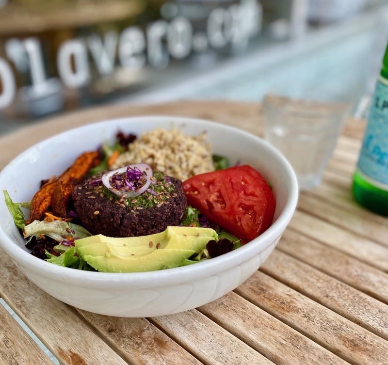 Amazing Veggie Burger Bowl