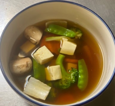 6. Tofu & Vegetable Soup