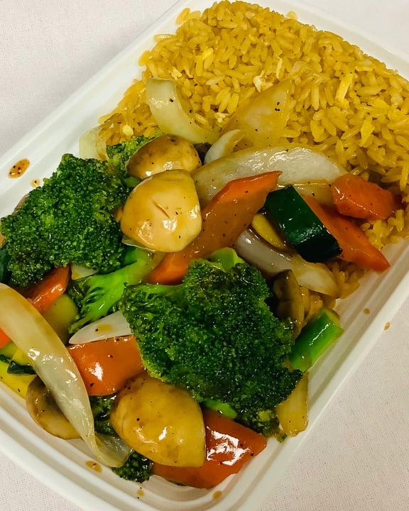 H1. Hibachi Vegetable 铁板菜