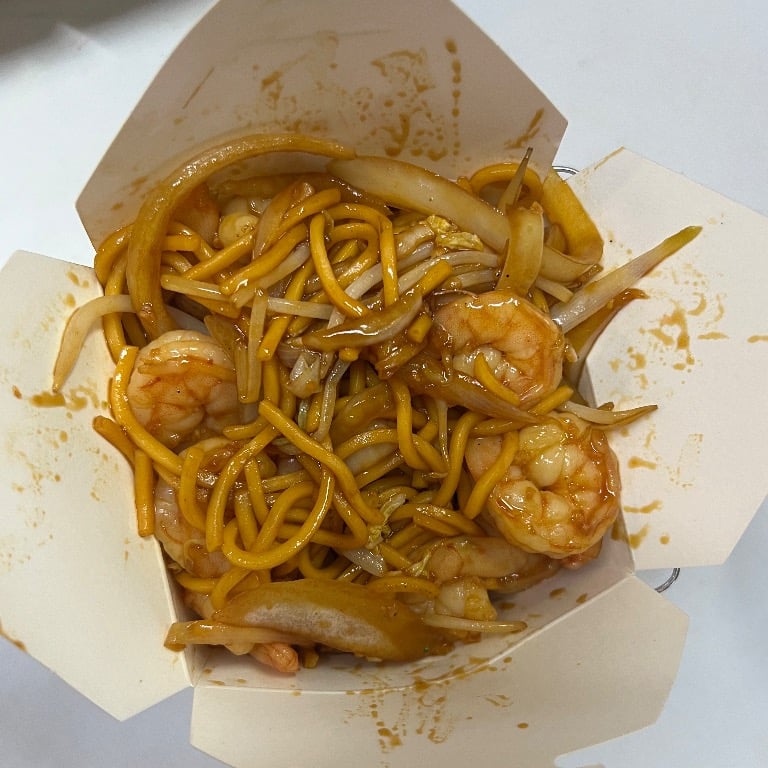 41. 虾捞面 Shrimp Lo Mein