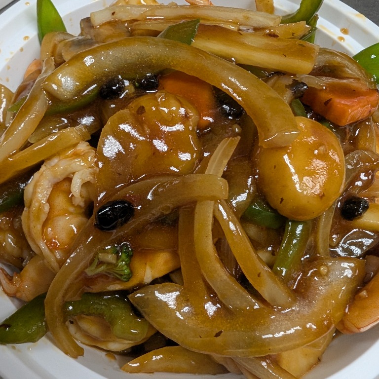 Shrimp in Black Bean Sauce 豆豉虾