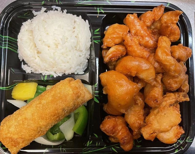 Sweet Sour Chicken Combo Rice Kitchen - East Lansing