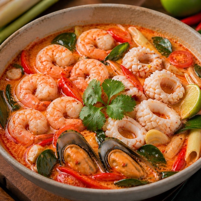T05. Tom Yum Seafood Soup