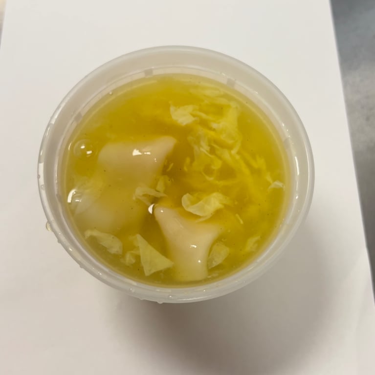 AS4. Wonton Egg Drop Soup(16oz)小云吞蛋花汤