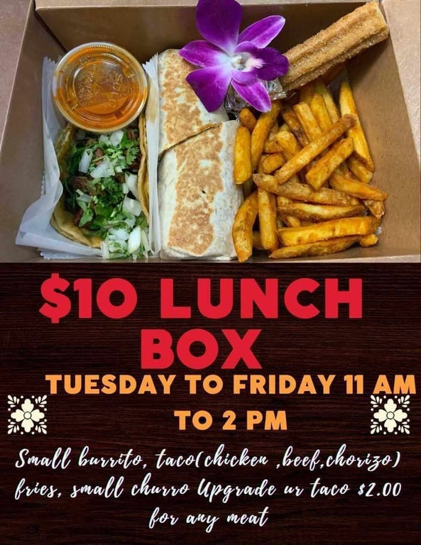 $10 Lunch Box Special