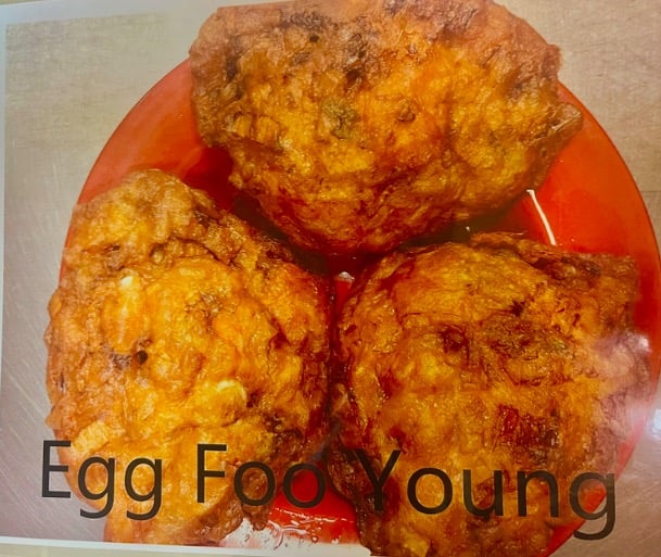 102. Shrimp Egg Foo Young