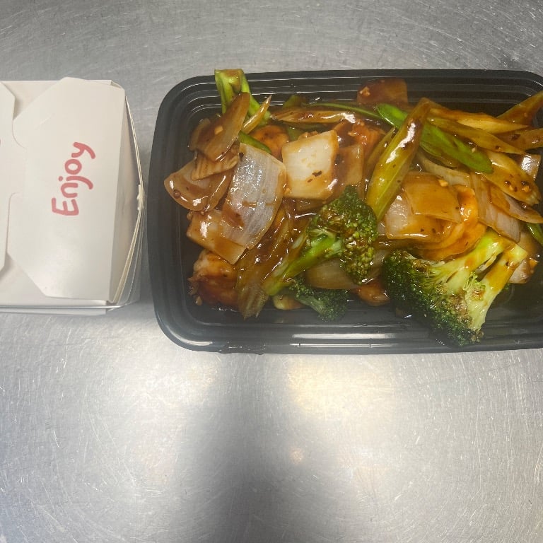 91. Shrimp w. Garlic Sauce