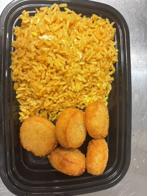 K3. Fried Scallops (5) with Fried Rice