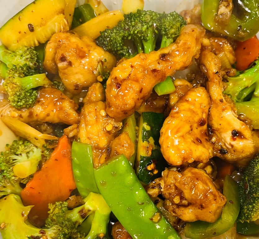 L8. Chicken with Garlic Sauce 鱼香鸡