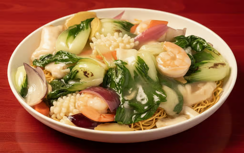 Seafood Cantonese Noodles