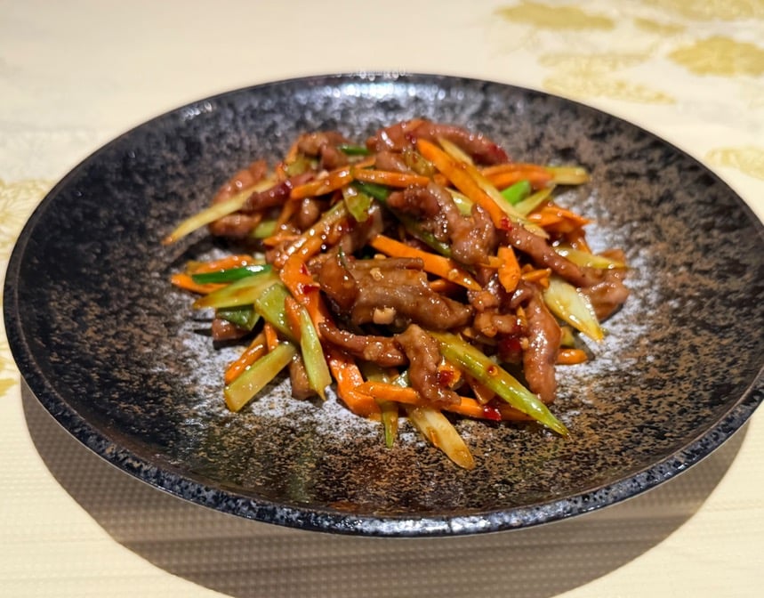 L25. Shredded Beef Szechuan Style (Lunch)