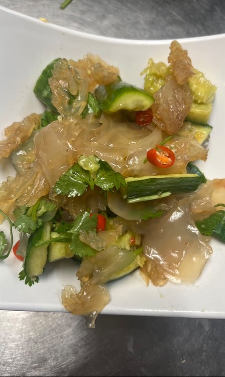 34. Cold Jelly Fish with Sauce