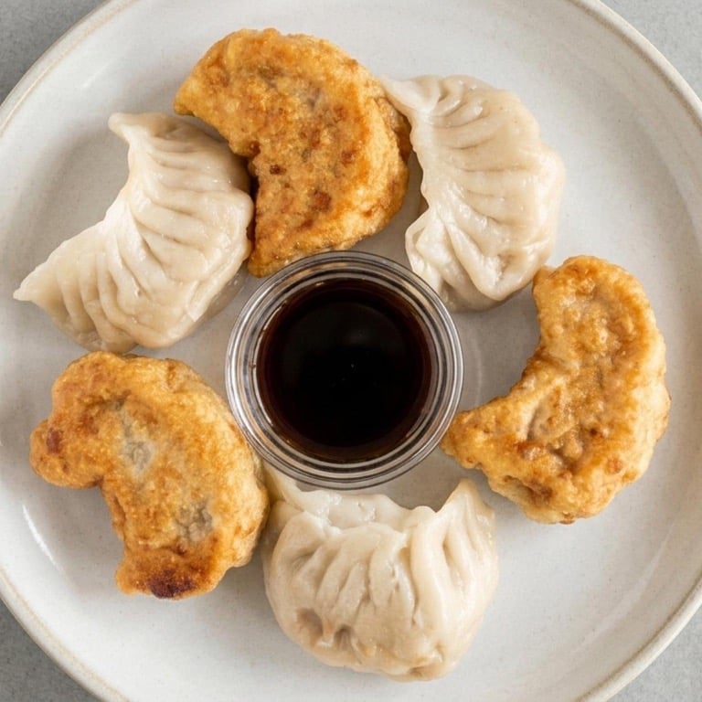 12. Pan Fried Dumpling (6) 锅贴