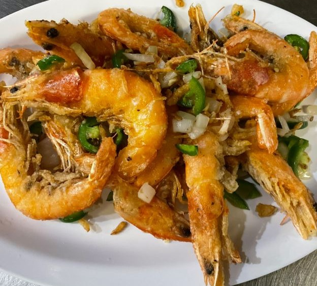 SP14. Peppery Salt Shrimp (In Shell) 带壳椒盐虾