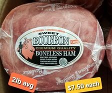 Ham Sweet Bourbon Longhorn 2lb avg