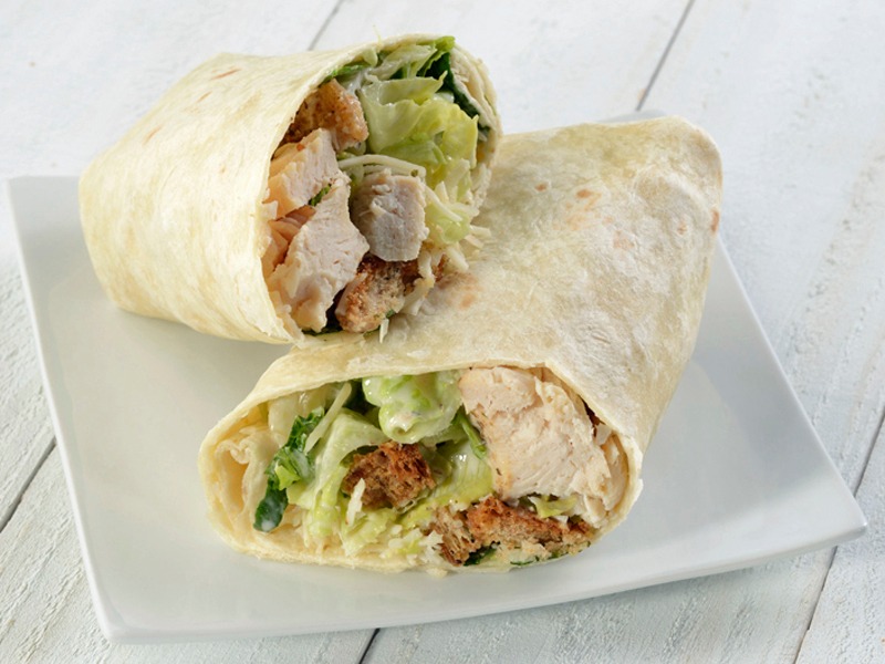 Caesar Salad Wrap - Vegetarian Image