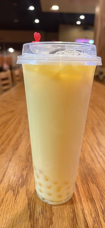 Mango Green Milk Tea