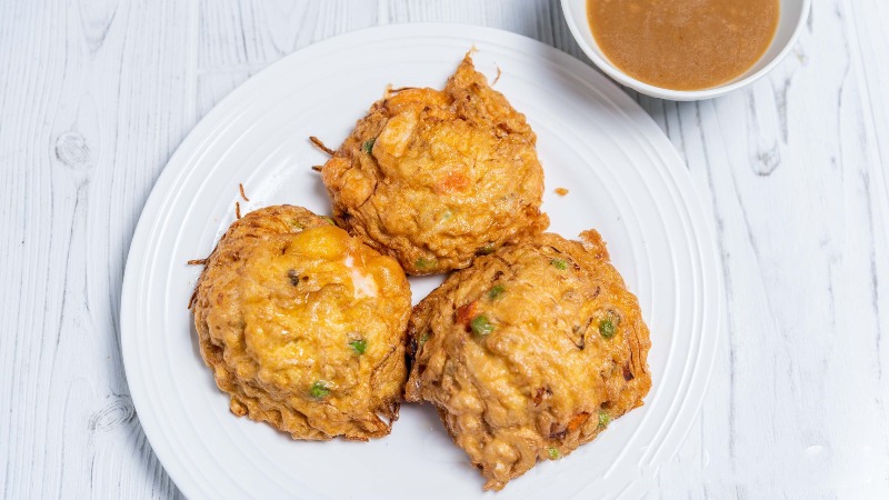 E-6. House Special Egg Foo Young