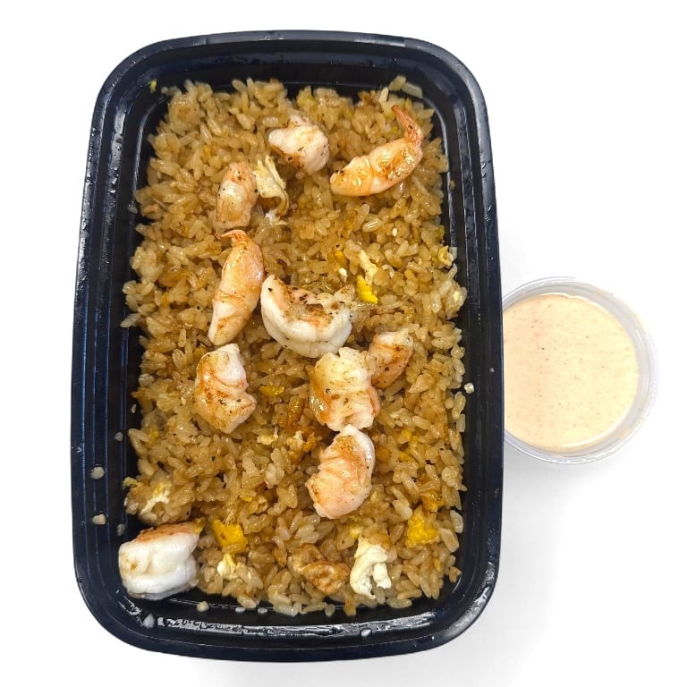 Hibachi Shrimp Garlic Fried Rice