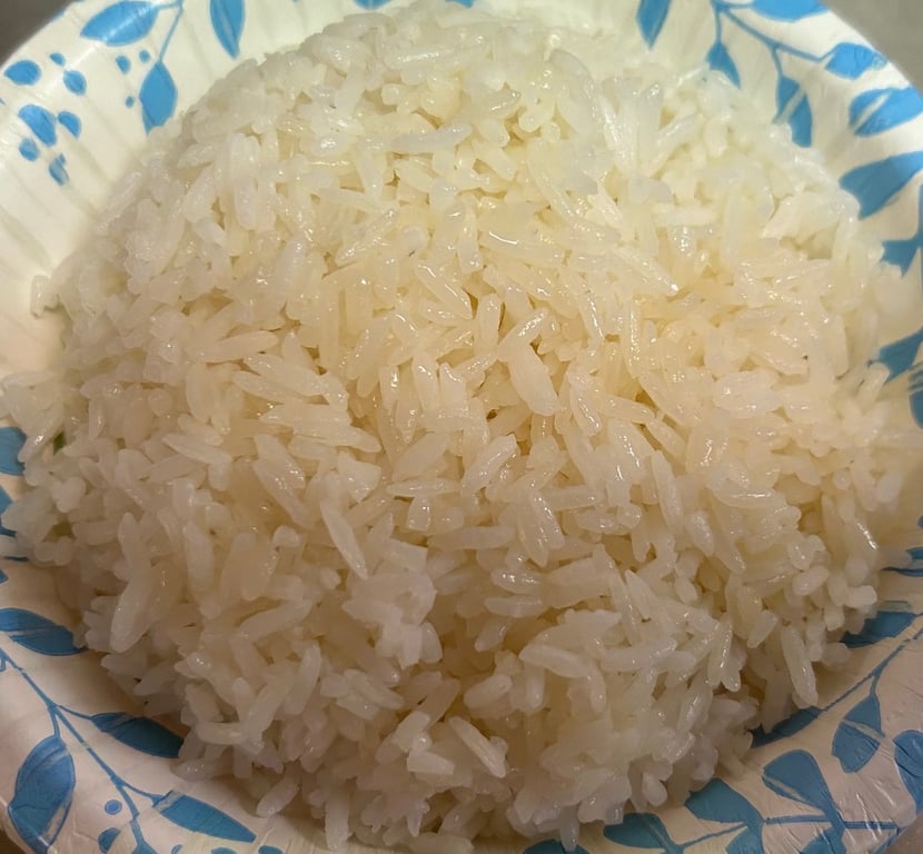 白饭 <br> Steamed Rice