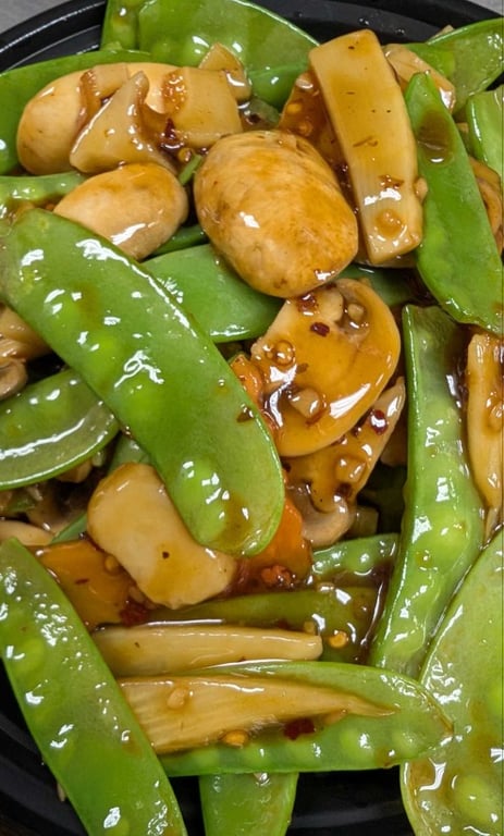 Stir Fried Snow Peas 炒雪豆