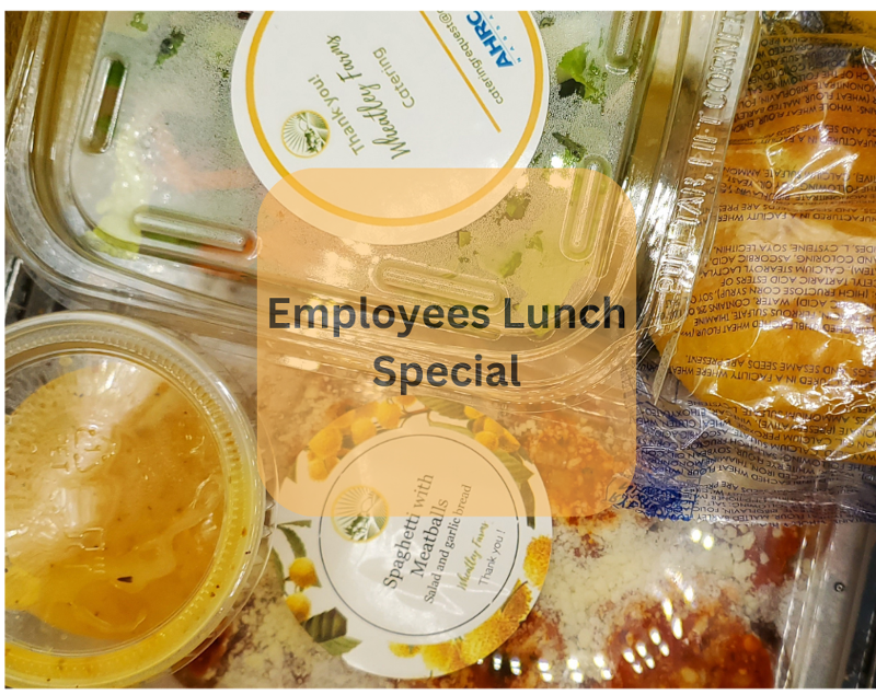 Employee Appreciation Lunch Special 3/1-3/31