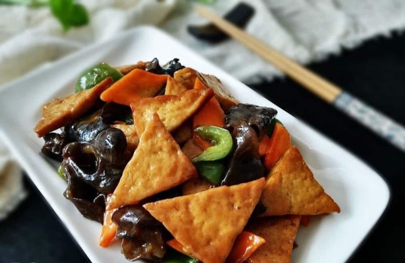 Home style Stir-Fried Tofu  家常豆腐