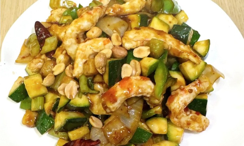 Kung Pao Vegi-Prawns