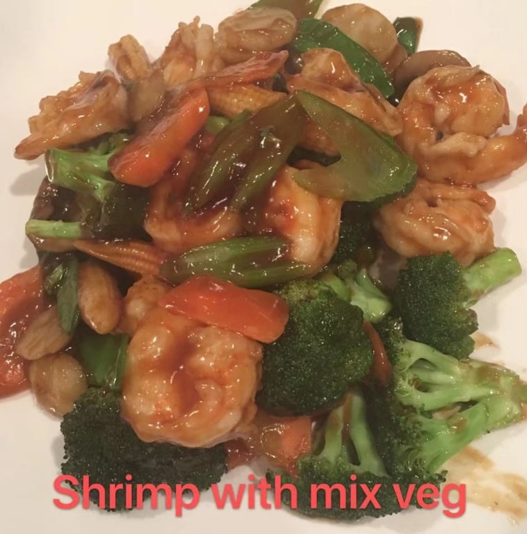 2. Shrimp with Mixed Vegetable