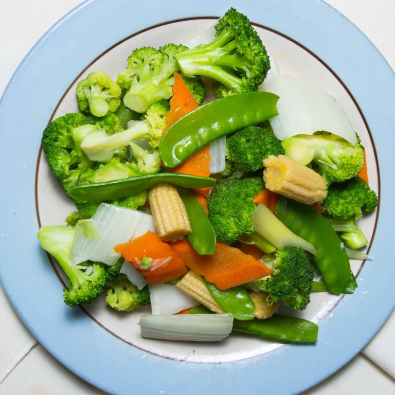 D 1. Steamed Mixed Vegetables