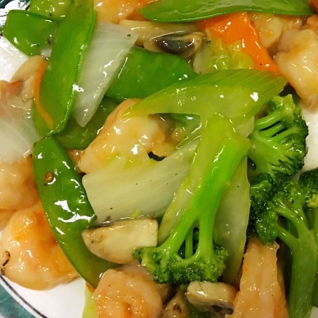 60. Shrimp with Mixed Vegetables