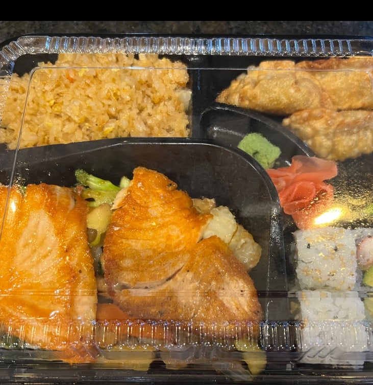 Salmon Teriyaki Bento Box