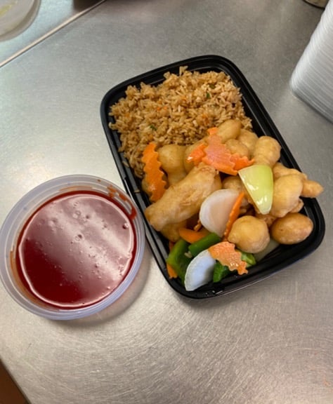 Sweet & Sour Chicken Lunch