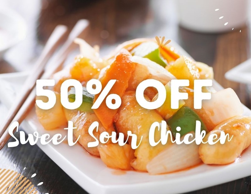 50% OFF Sweet  & Sour Chicken Image