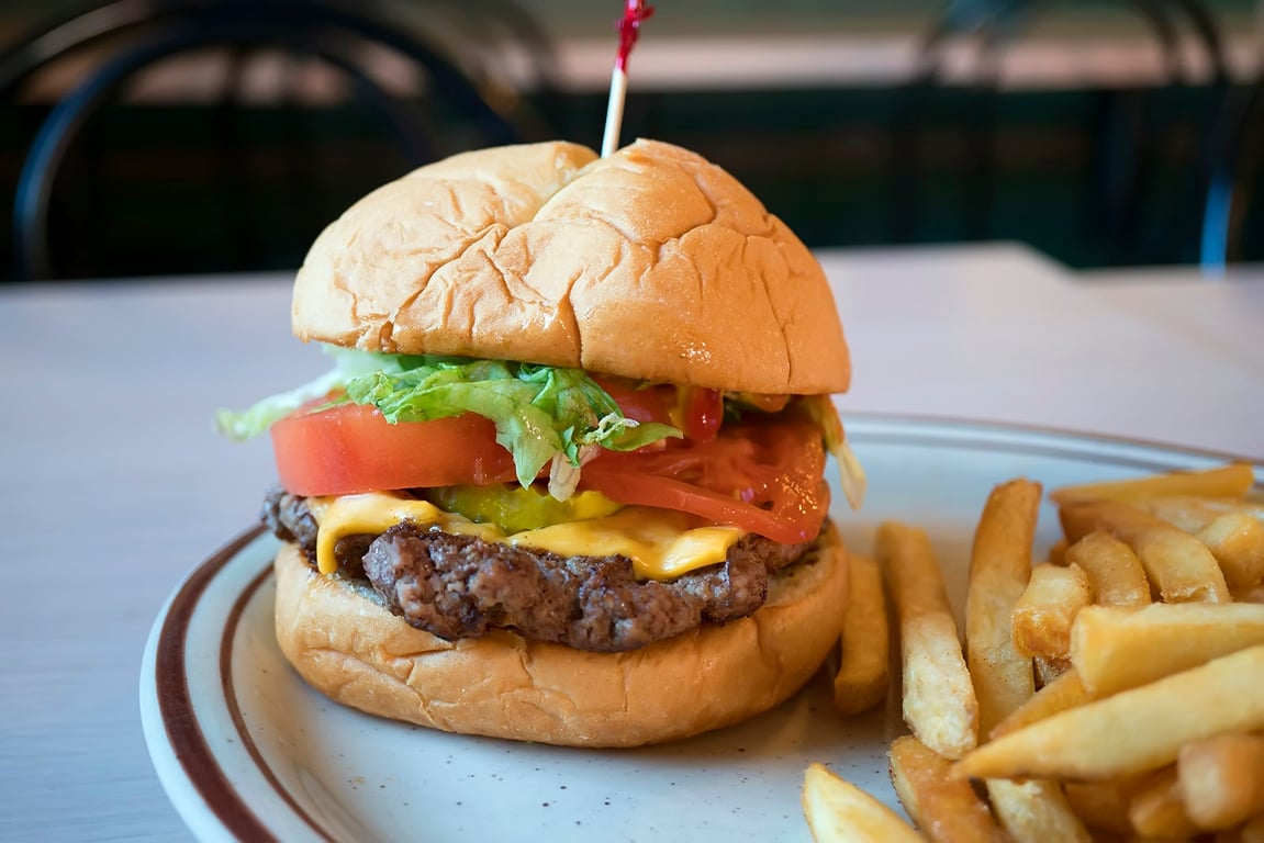 WEDNESDAY: Cheeseburger with Fries Image