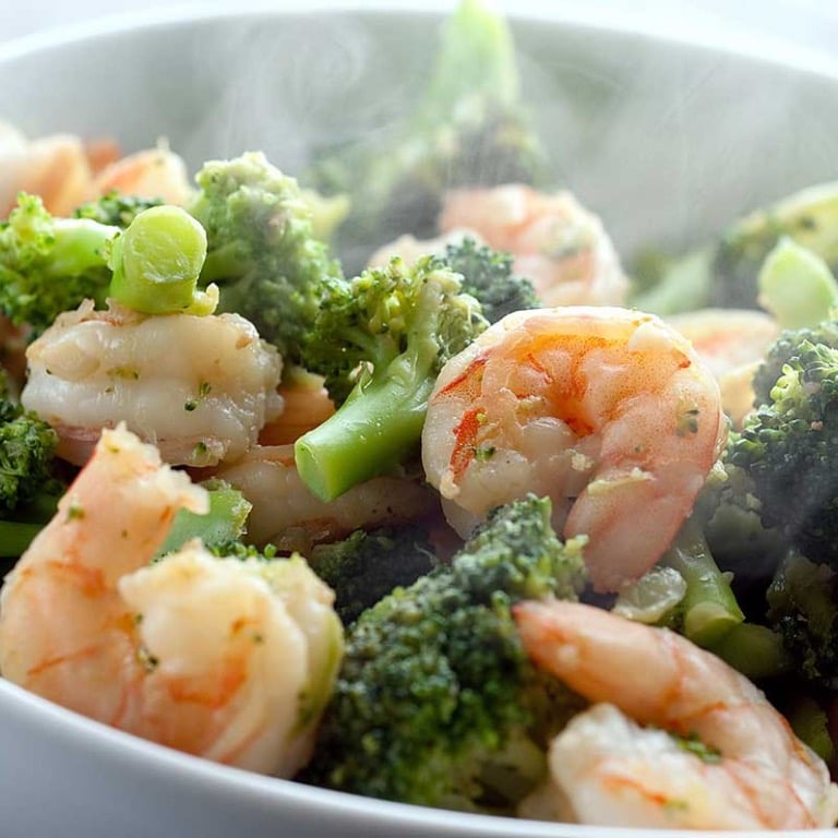 Shrimp Broccoli 大外卖盒 芥蓝虾