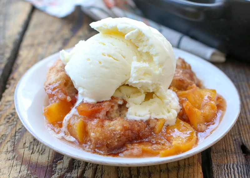 Hot Stuff Sadie Peach Cobbler Serving